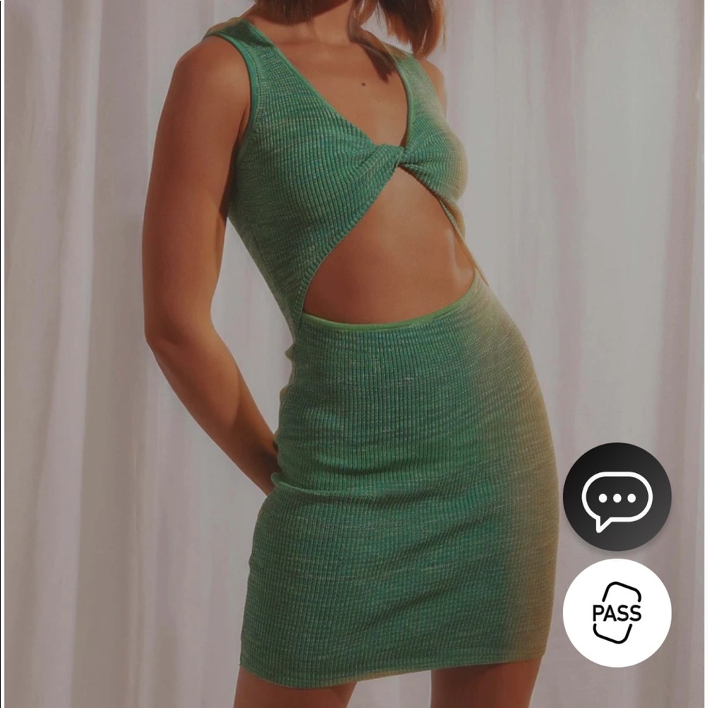 KNIT CUT OUT DRESS NWT!!!!!!